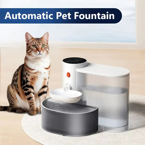 3000ML Rechargeable Smart Automatic Pet Water Dispenser, best pet fountain, Gravity Feed & Self-Refill Design for Cats & Dogs, Separate Filth Design, No Filter Needed, Detachable for Easy Clean, Perfect Pet Supplies for Home & Travel