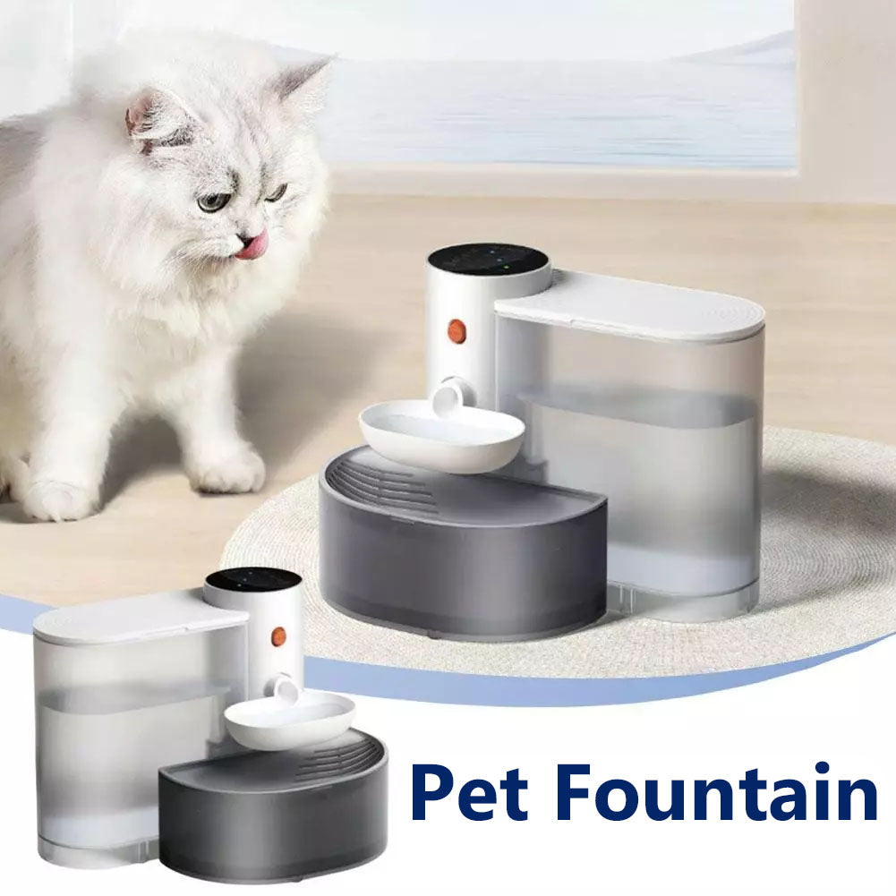 3000ML Rechargeable Smart Automatic Pet Water Dispenser, best pet fountain, Gravity Feed & Self-Refill Design for Cats & Dogs, Separate Filth Design, No Filter Needed, Detachable for Easy Clean, Perfect Pet Supplies for Home & Travel